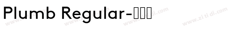 Plumb Regular字体转换